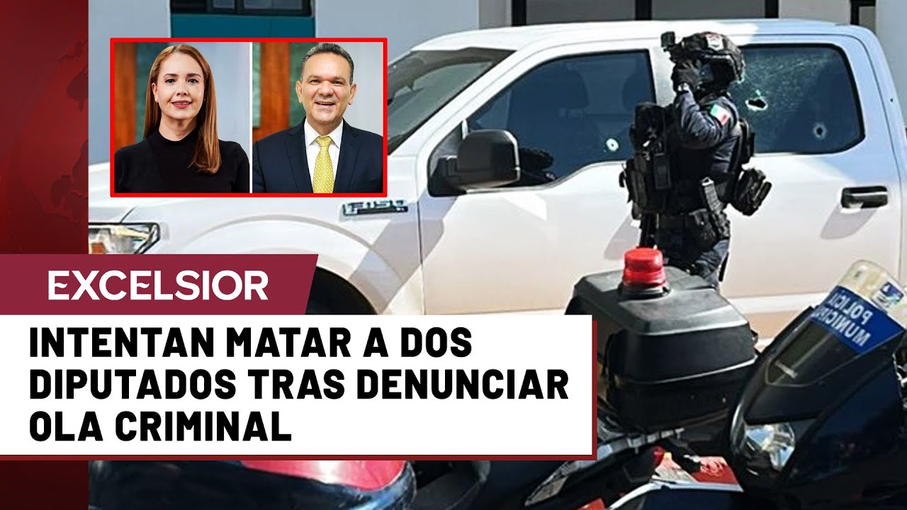 Diputados de MC baleados en Culiacán, uno de ellos grave