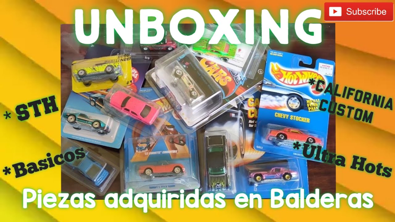 Unboxing / Piezas adquiridas en Balderas (STH, California Custome, Ultra Hots, Básicos y loose)