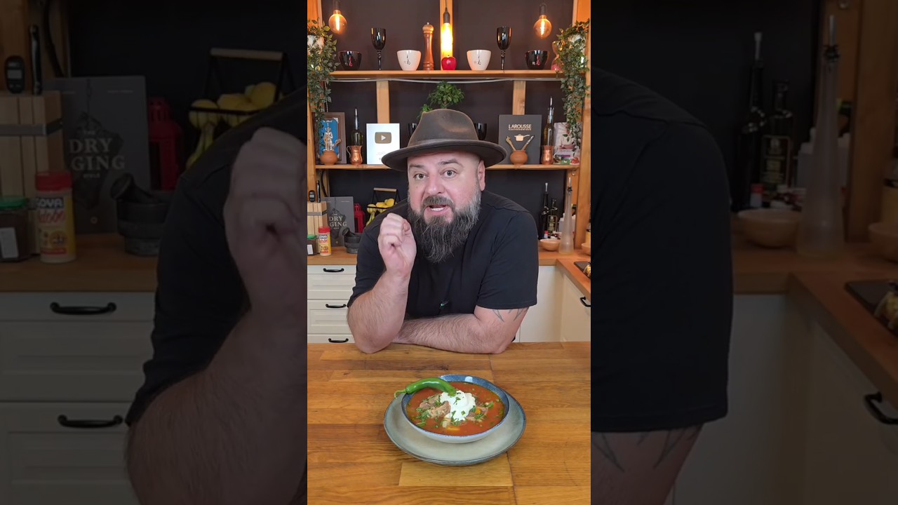 Delicious Romanian Oxtail Soup - Borscht  #cooking #chefselection #recipe #food