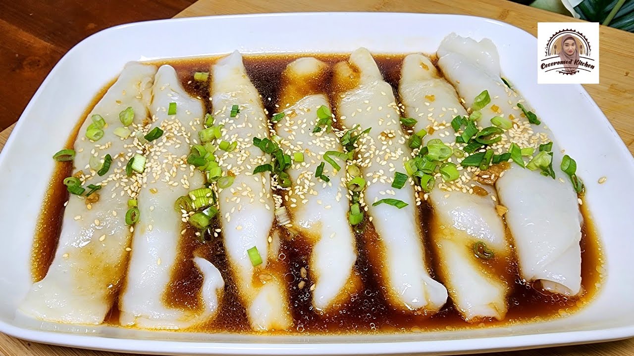 CHEUNG FUN, MAKANAN KHAS KANTON, CHINA. LEMBUT BANGET..