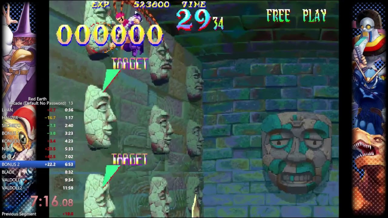 【speedrun】Warzard (Red Earth) /Arcade (Default No Password) Normal%　11：31 TAO