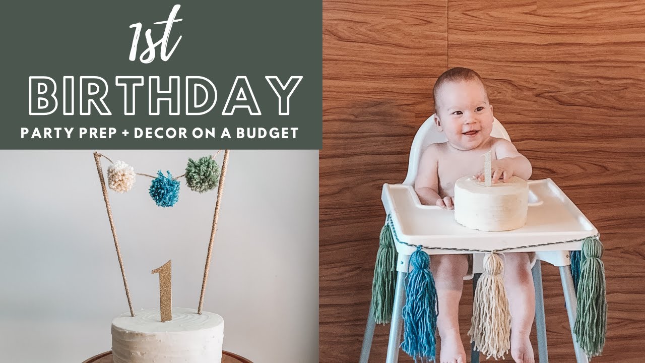 FINN'S FIRST BIRTHDAY | PARTY PLANNING AND BIRTHDAY DECOR ON A BUDGET