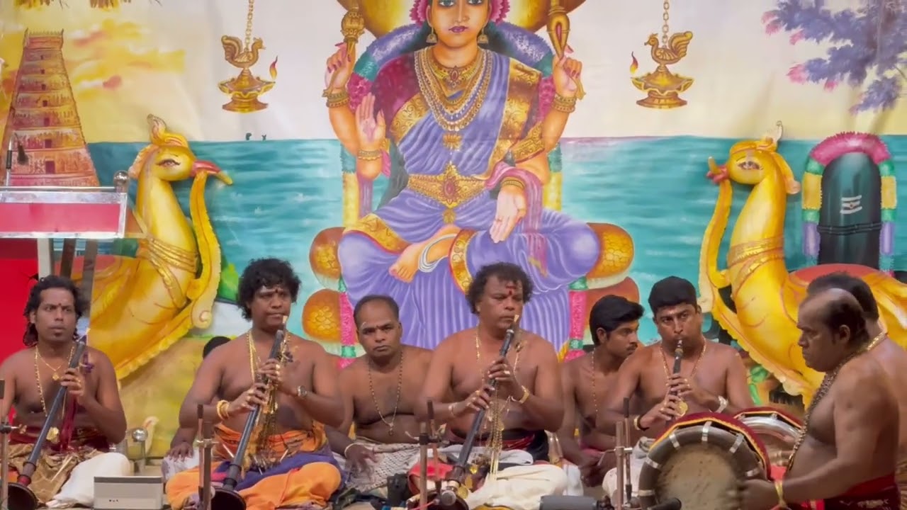PS பாலமுருகன் இந்திய கலைஞர்களுடன் நயினை நாகபூசனி அம்மன் ஆலயத்தில் அருமையான வாசிப்பு