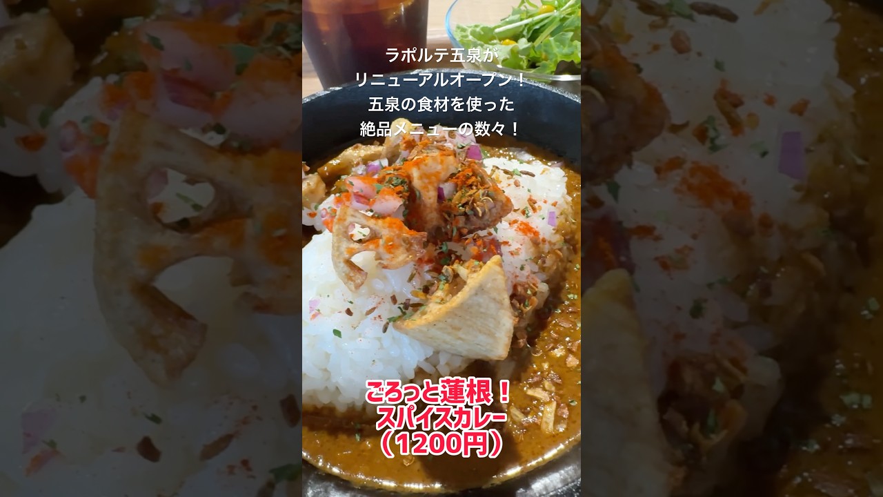 ラポルテ五泉（新潟県五泉市）がリニューアルオープン！カフェメニューを一新！五泉の美味いもんが食べられる！#新潟グルメ #新潟ランチ #新潟カフェ   #五泉市 #カレー