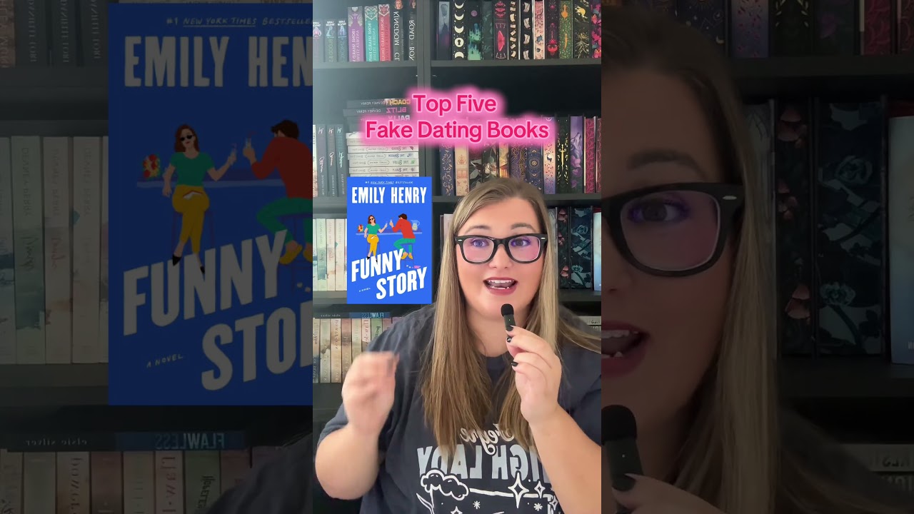 top five fake dating books! #booktube #bookbites #romancebookrecs #fakedating #romancebooks