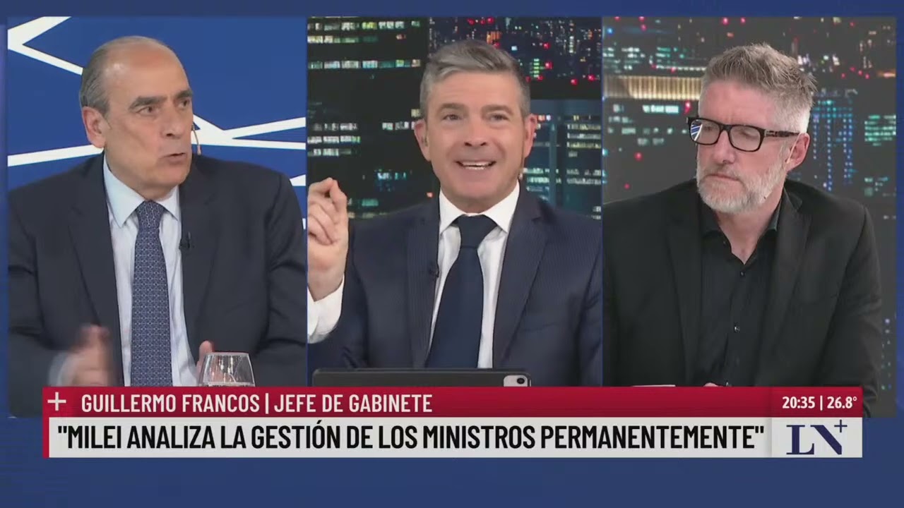 Guillermo Francos: "El presidente es muy celoso de su posición internacional"