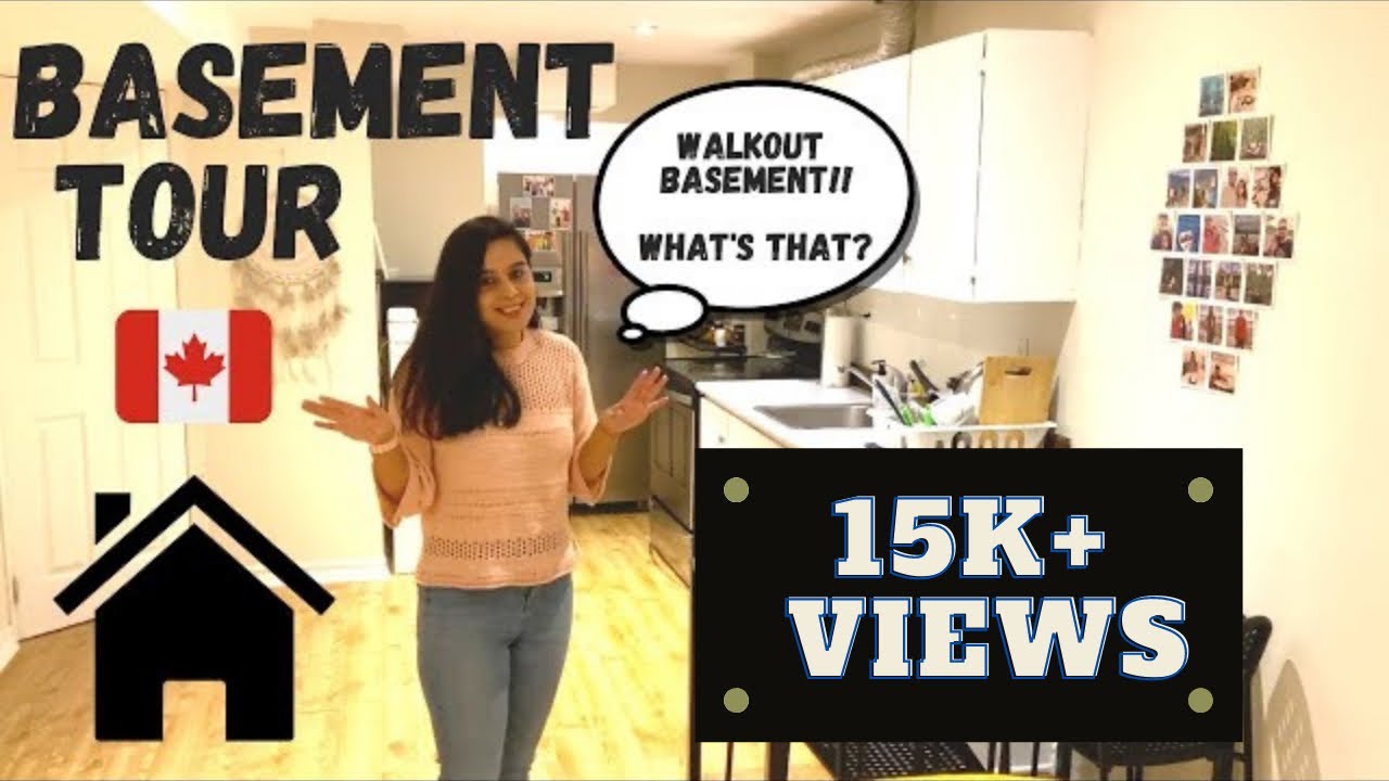 Our Walk-Out Basement Tour! [First rented apartment in Ontario,Canada][Furniture, Backyard & More]