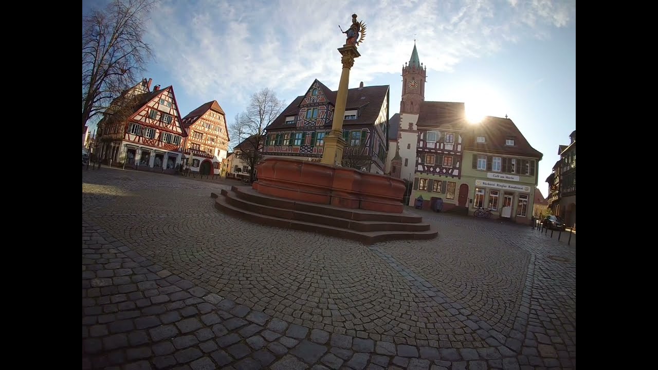 Historic Ladenburg 🇩🇪, Cycling tour | 4K Scenic Ride #ladenburg #history #village #cycling #travel