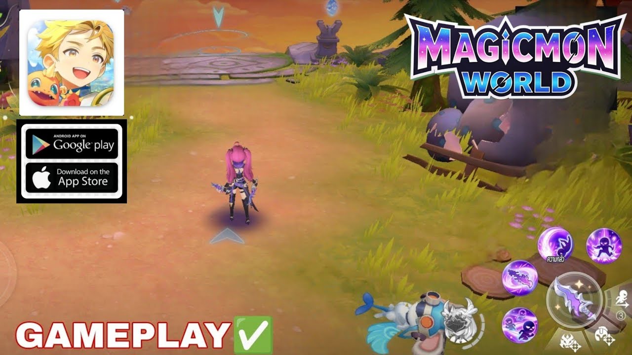 MAGICMON WORLD GAMEPLAY &mdash; новая MMORPG для мобильных устройств.