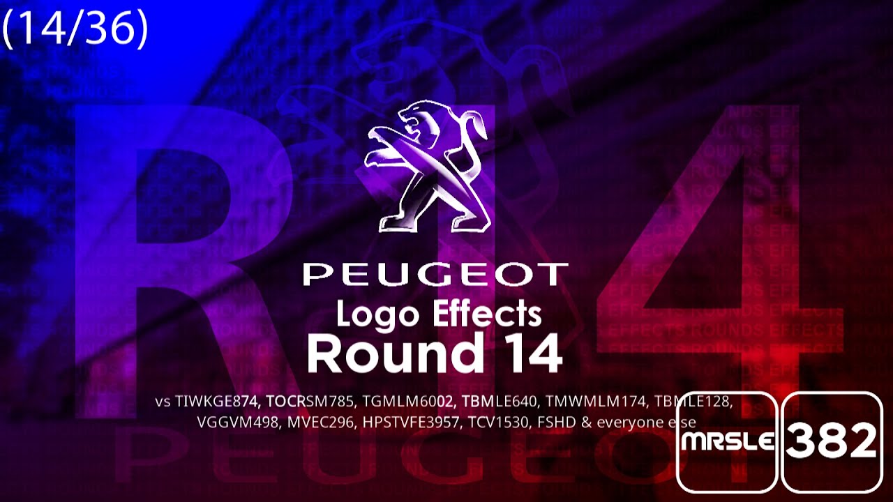 Peugeot Logo Effects Round 14 vs Users in the description (14/36)