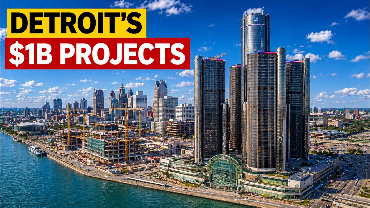 Top Detroit&rsquo;s Billion-Dollar Megaprojects Reshaping the City