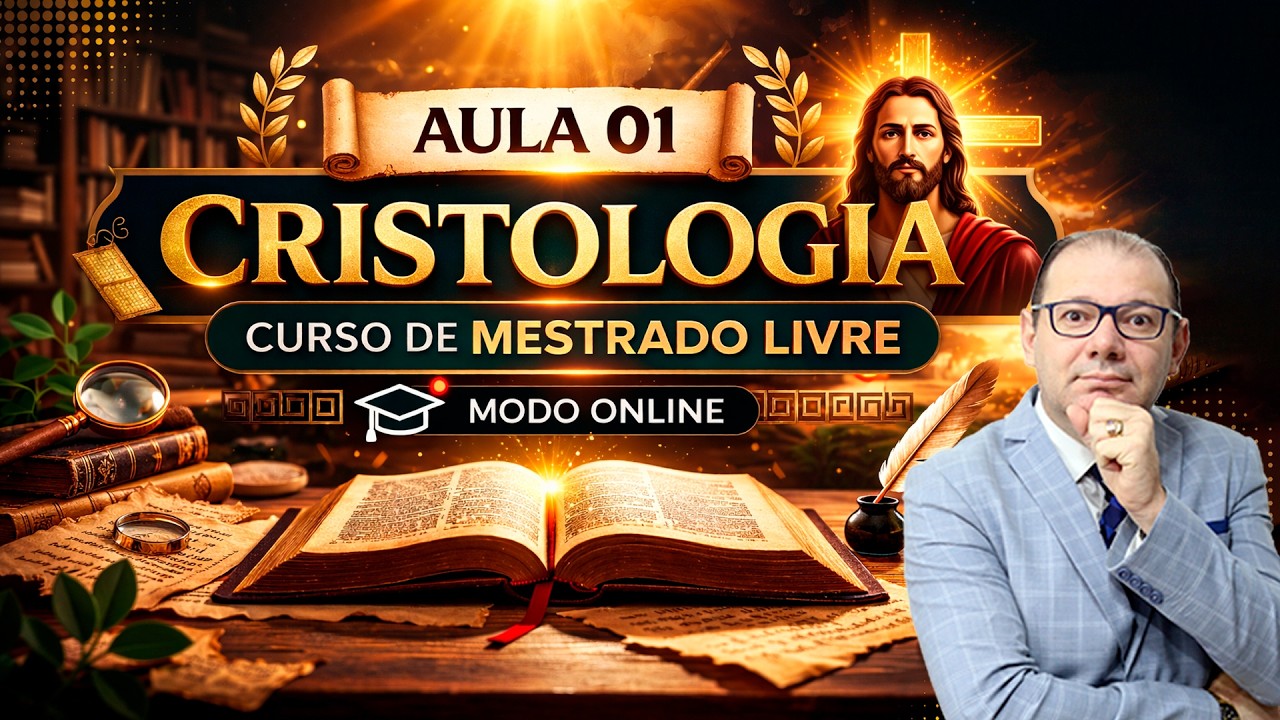📘Aula Introdução Cristologia - Aprenda a pessoa, natureza e obra de Jesus Cristo