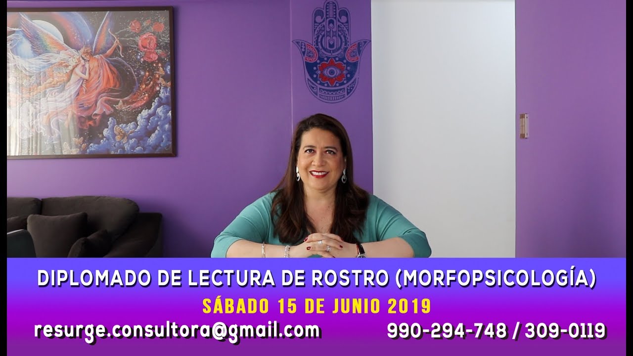 DIPLOMADO DE LECTURA DE ROSTRO (MORFOPSICOLOG&Iacute;A)