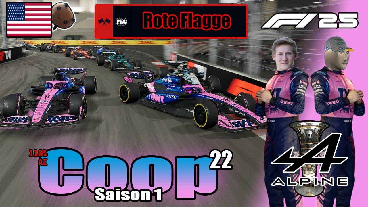 FUMBLE IN THE LAS VEGAS JUNGLE! | F1 25 Coop #22 (110 KI) mit @EFF1uan