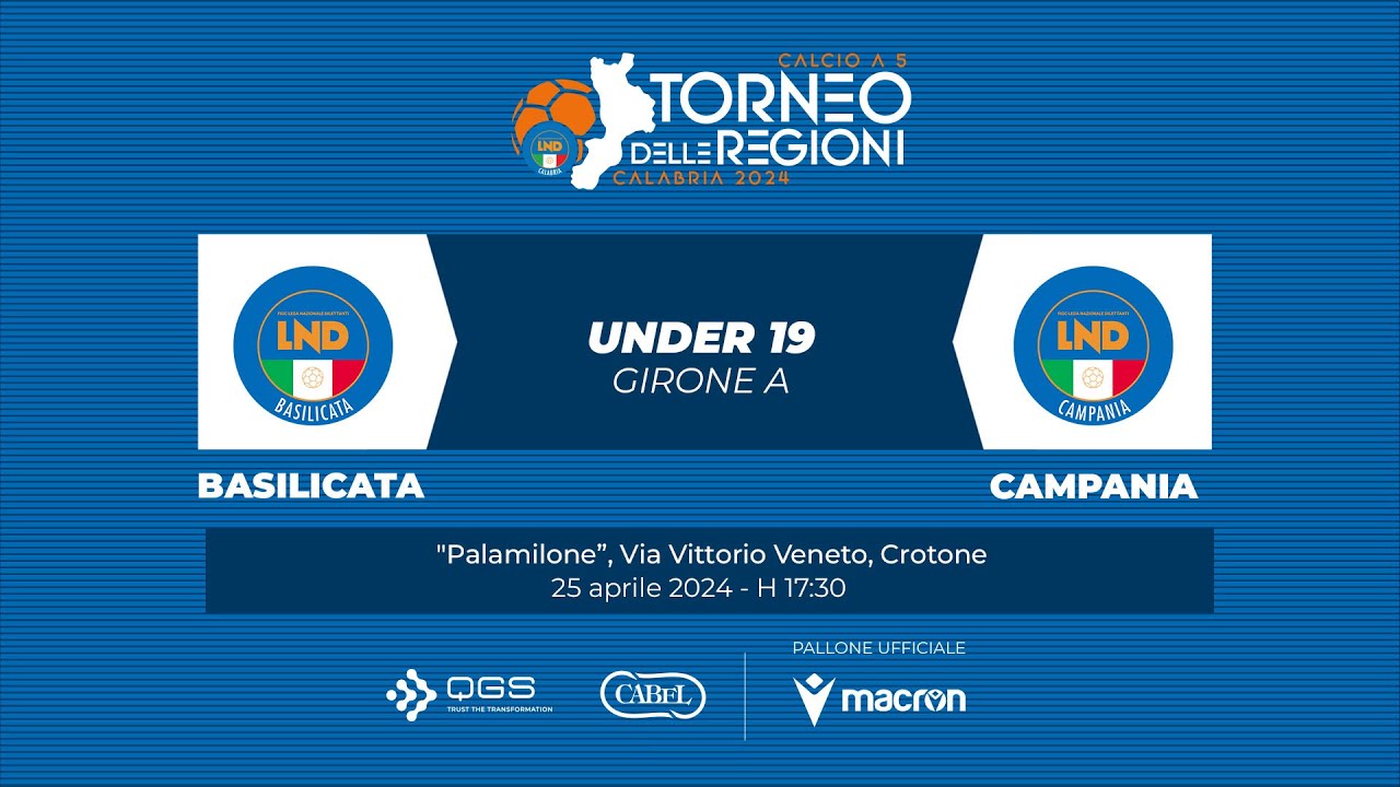 TDR Calcio a 5 | Basilicata-Campania (Maschile)
