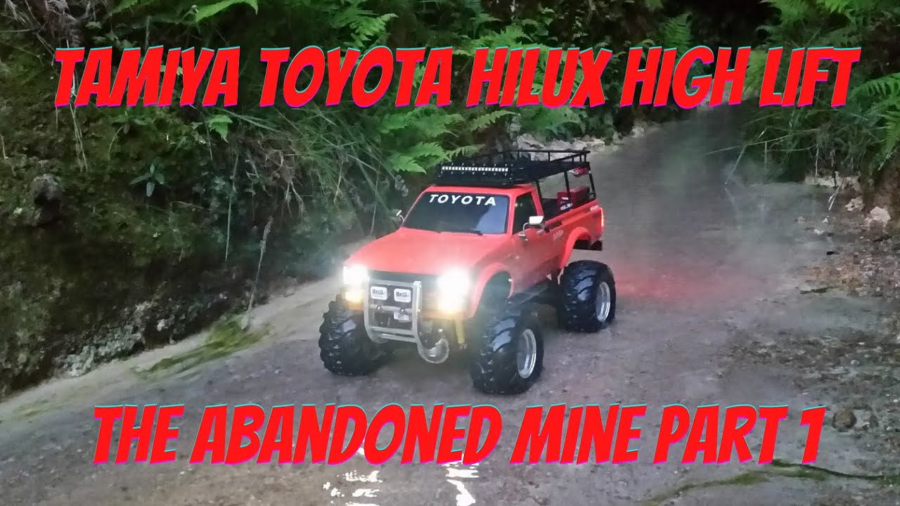 Toyota Hilux and the Abandoned Mine part 1. #radiocontrol #rccrawler #tamiya #rccar #offroad