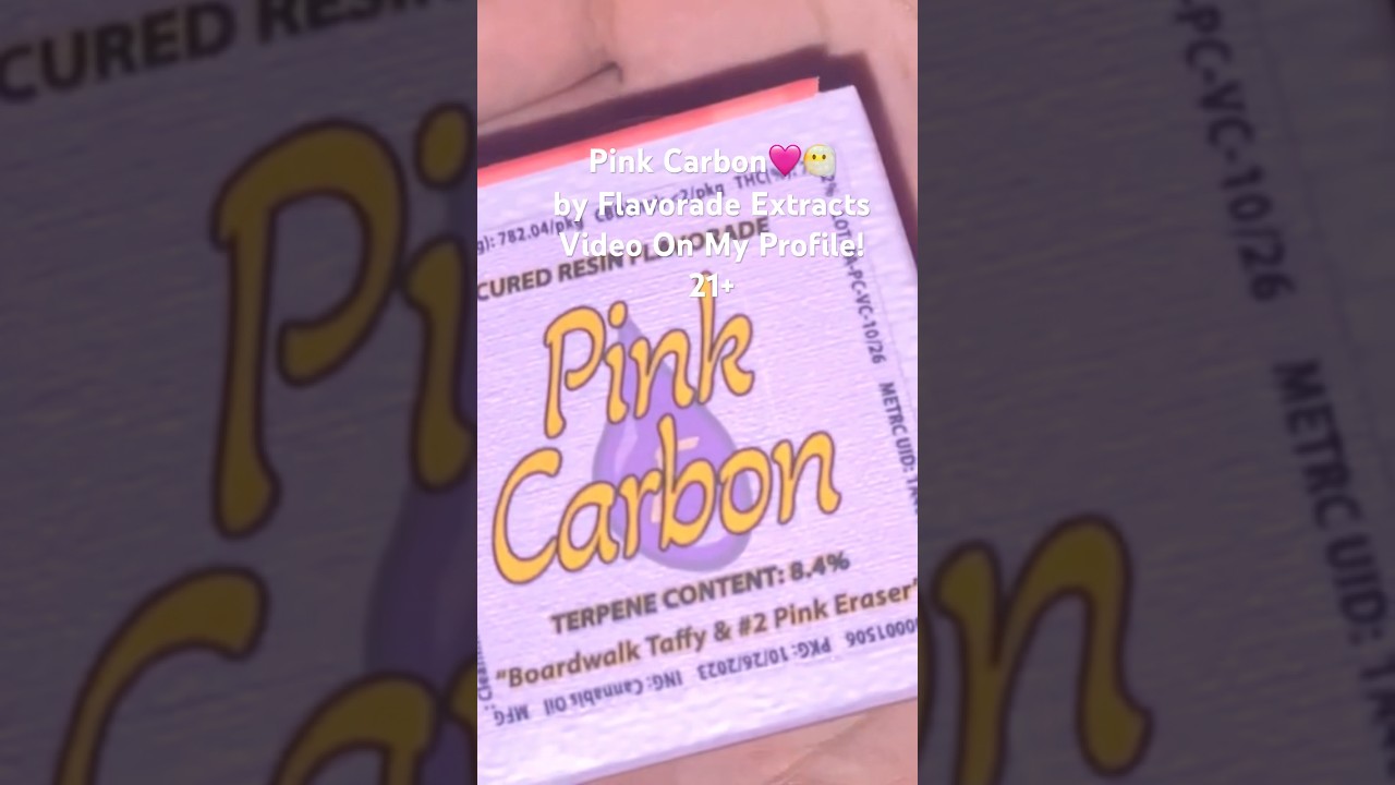 Pink Carbon 🩷😶‍🌫️ by Flavorade Extracts👅🩷 +Sneak Peak of Left Coast’s Halloween Box! 4k 