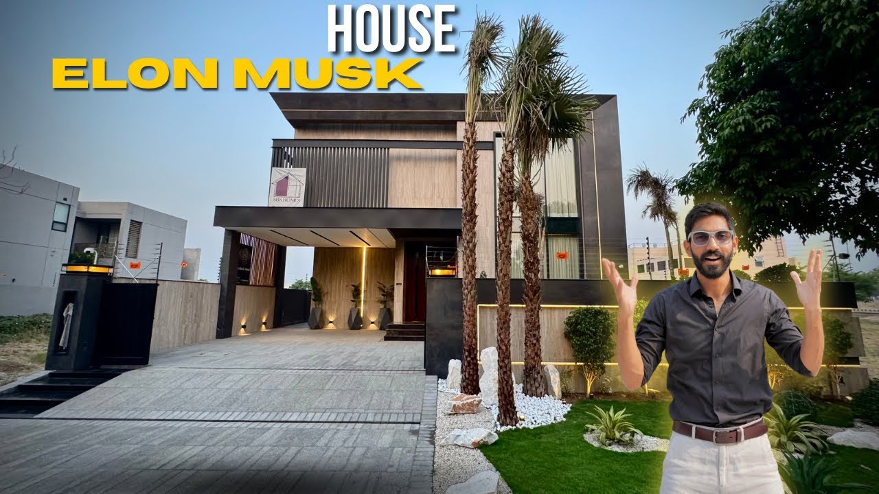 Fully-Furnished 1 kanal Elon Musk Favourite House for sale in Dha Lahore- full basement