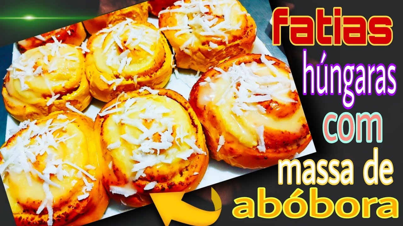 FATIAS HÚNGARA COM MASSA DE ABÓBORA 🎃