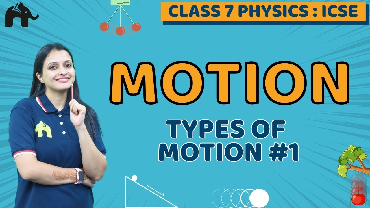 Motion Class 7 ICSE Physics | Selina Chapter 2 | Types of Motion #1