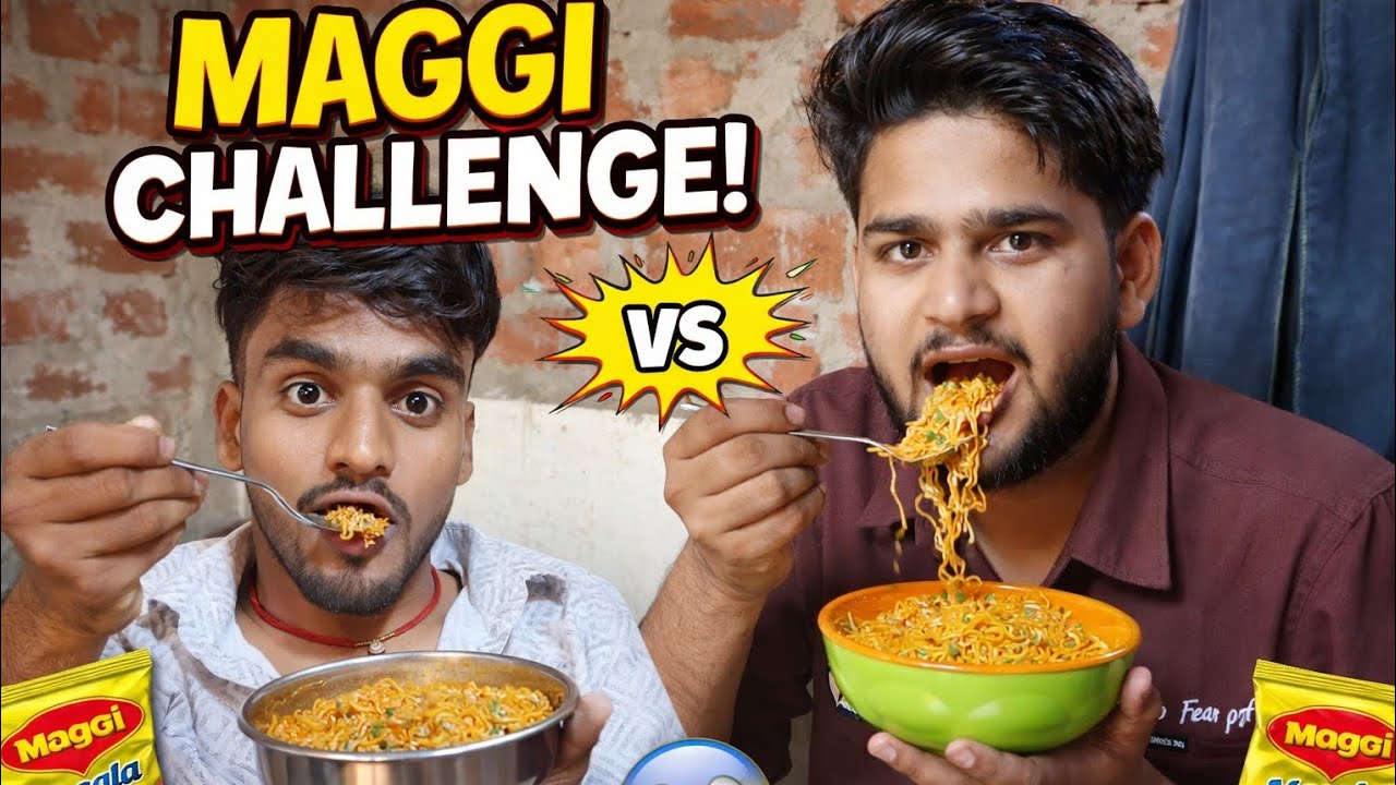 Maggie Challenge Accept Karke Haar Gya😱. (Maggie Challenge Me Jita 500₹)