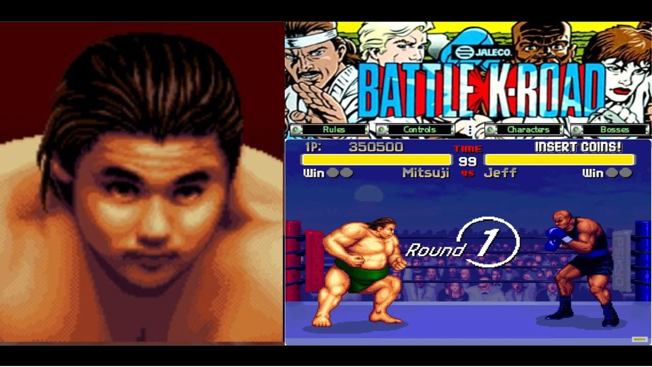🎮 BATTLE  K-ROAD - ( ARCADE - 1993 ) - 💥MITSUJI / SUMÔ💥 - GAMEPLAY COMPLETA