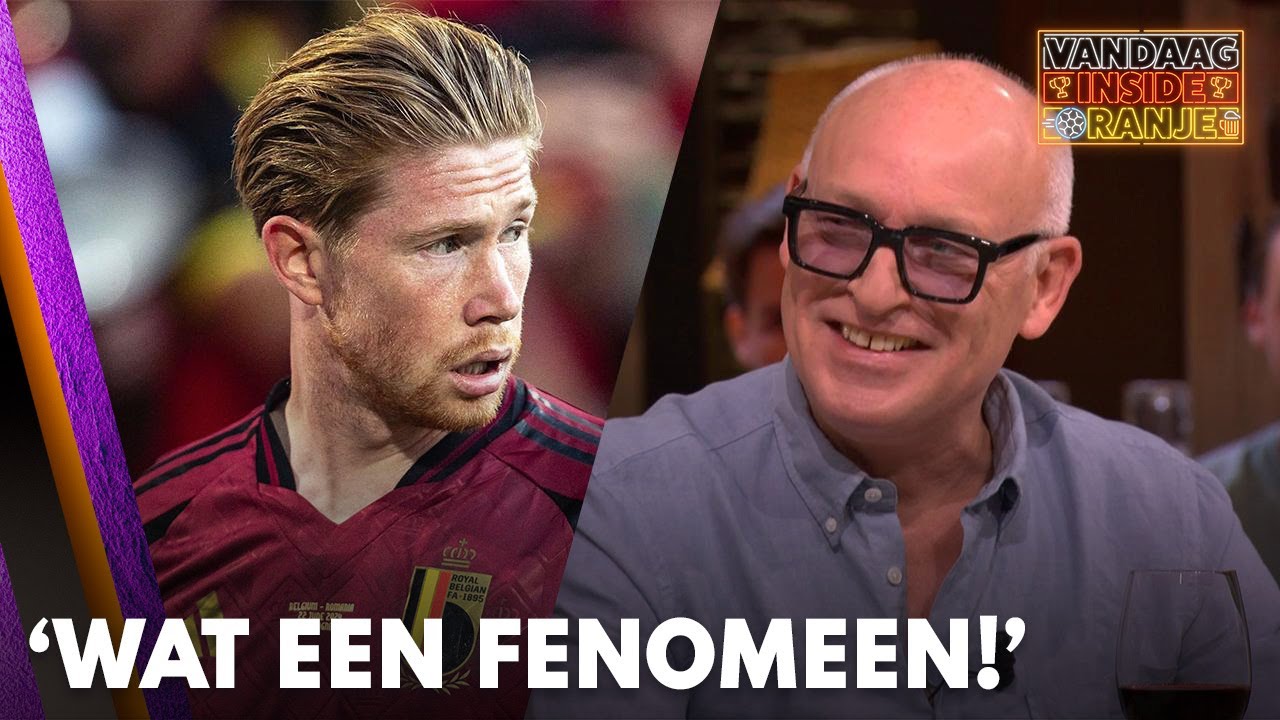 René heeft enorme bewondering voor Kevin de Bruyne: 'Wat een fenomeen!' | VANDAAG INSIDE ORANJE