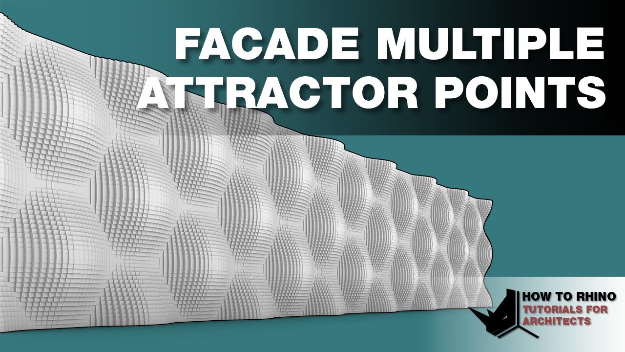 Rhino Grasshopper Facade with multiple attractor points