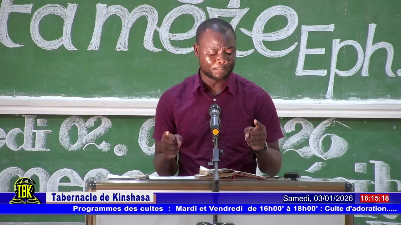 Thème : Honore ton père et ta mère.. Ephésiens 6 : 1 -  3.  Orateur : Past Valentin LUMUANGA