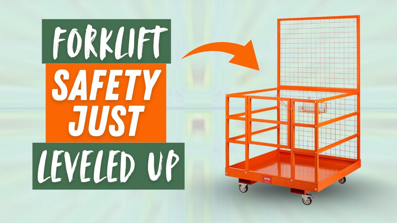 VEVOR Forklift Safety Cage Review – Heavy‑Duty Work Platform