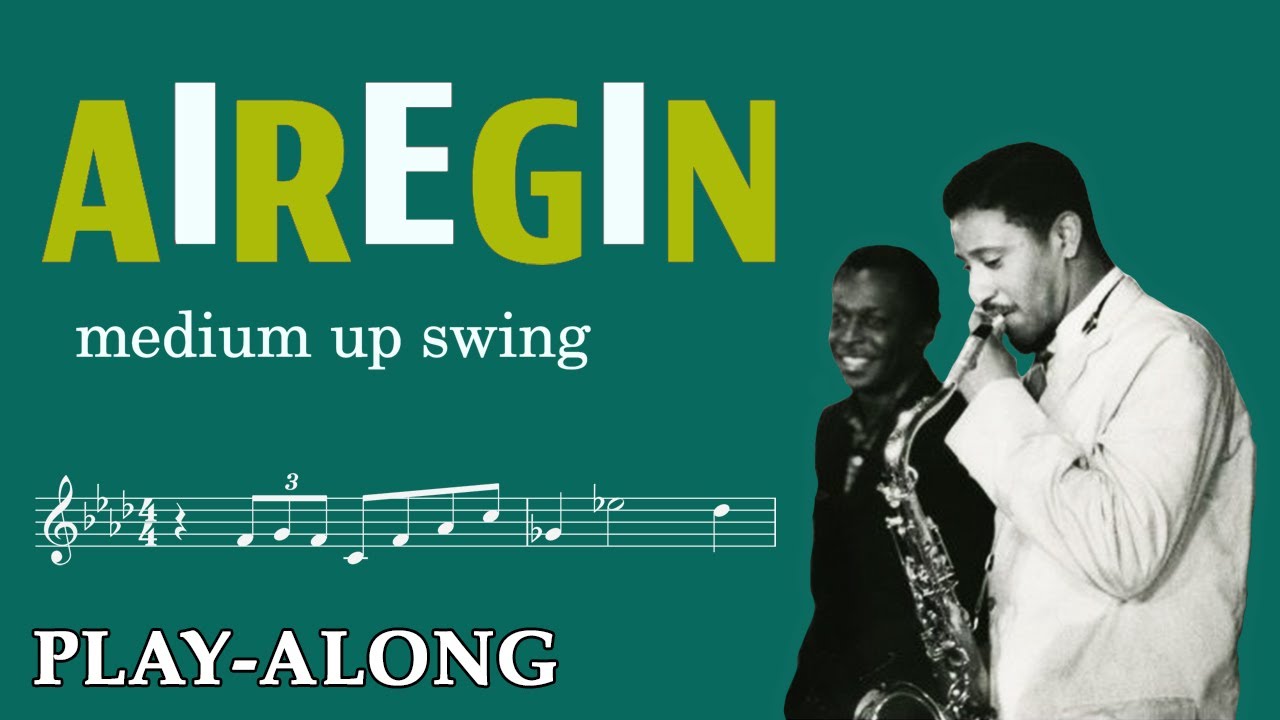 Airegin - Medium Up Swing || BACKING TRACK