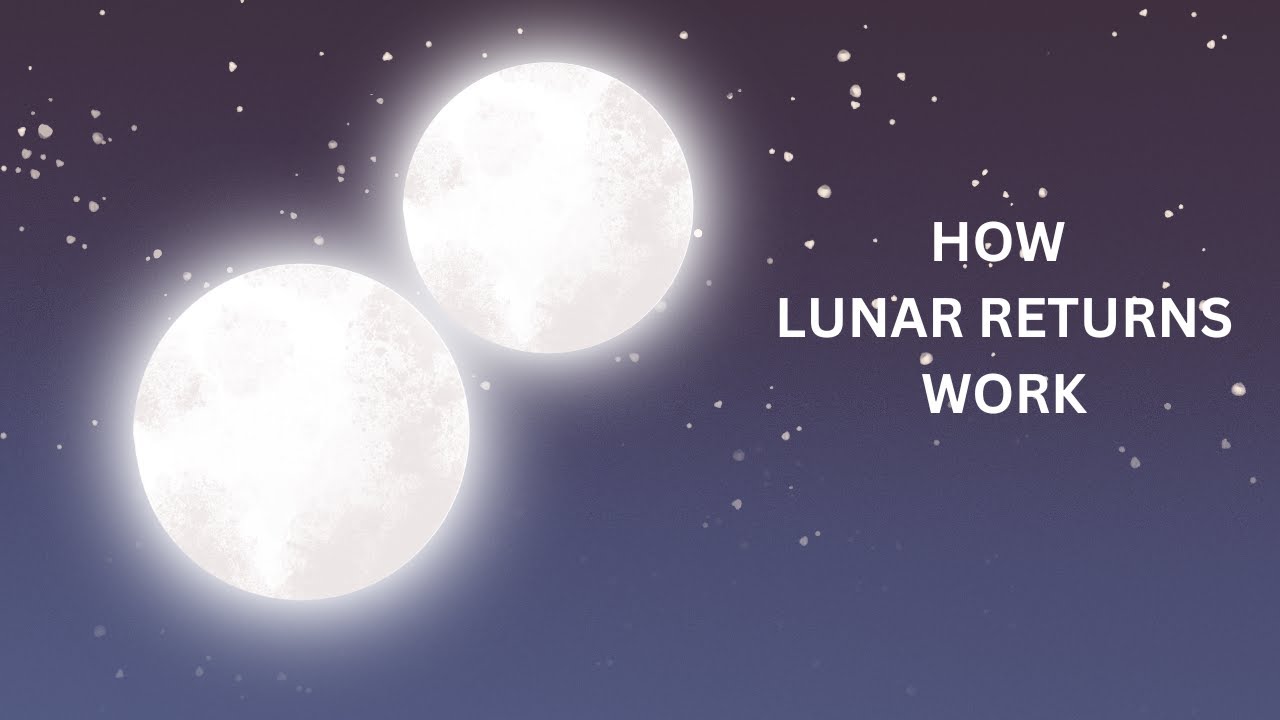 How Lunar Return works in astrology