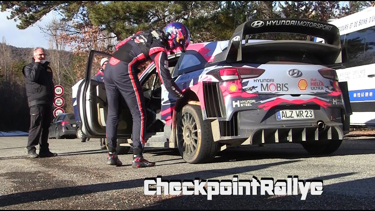 - TEST T.NEUVILLE HYUNDAI I20 WRC MONTE CARLO 2021 - CHECKPOINTRALLYE -