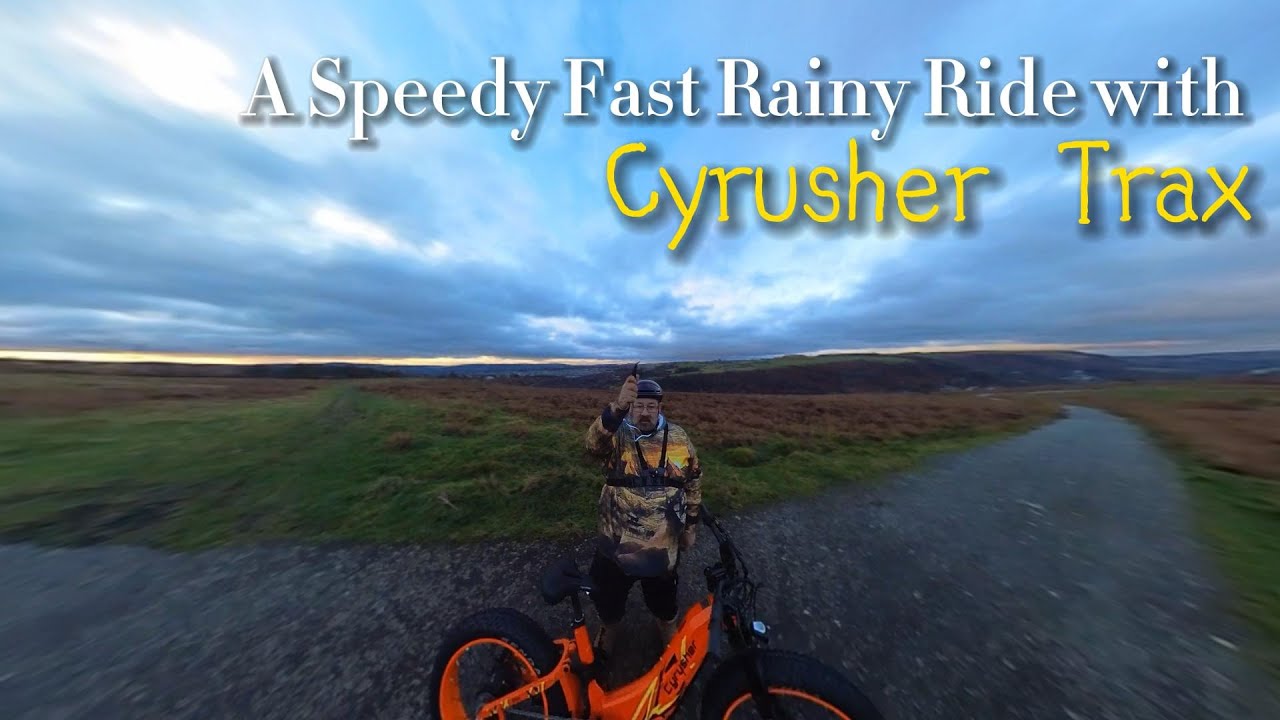 A Speedy Fast Rainy Ride with #cyrusher  Trax