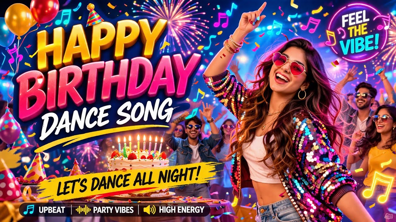 Happy Birthday Dance Song 🎉 | Party Song 2026 | Best Birthday Song Hindi | Dance All Night Song