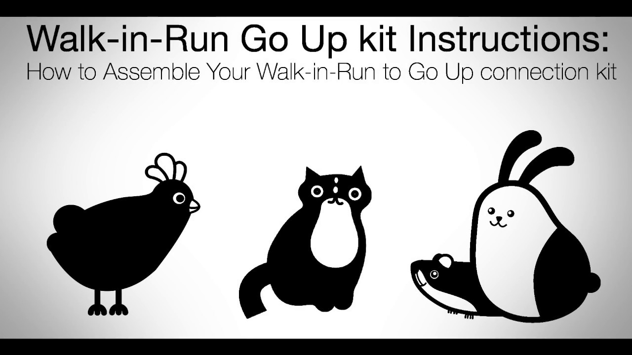 How to add an Omlet Go Up to a Walk In Run | Omlet Pet Products