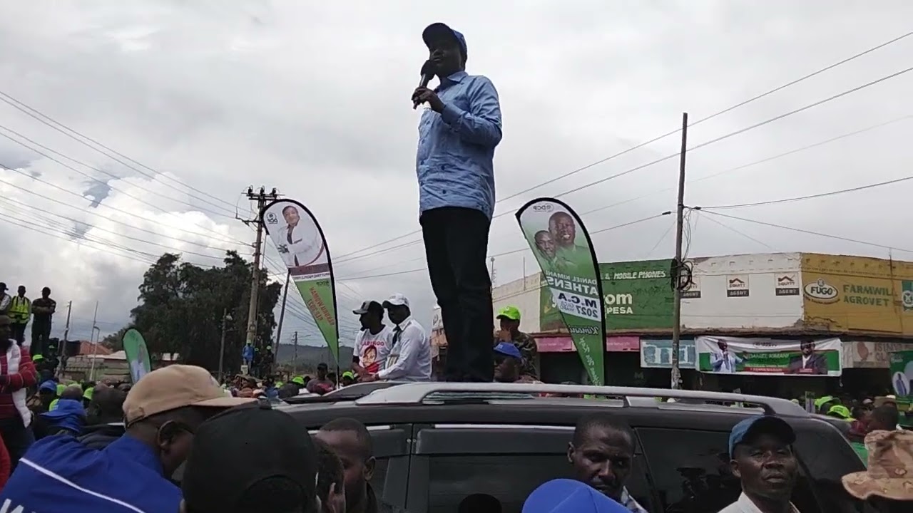 Kalonzo matiagi rigathe ngashagwa in Gilgil town 