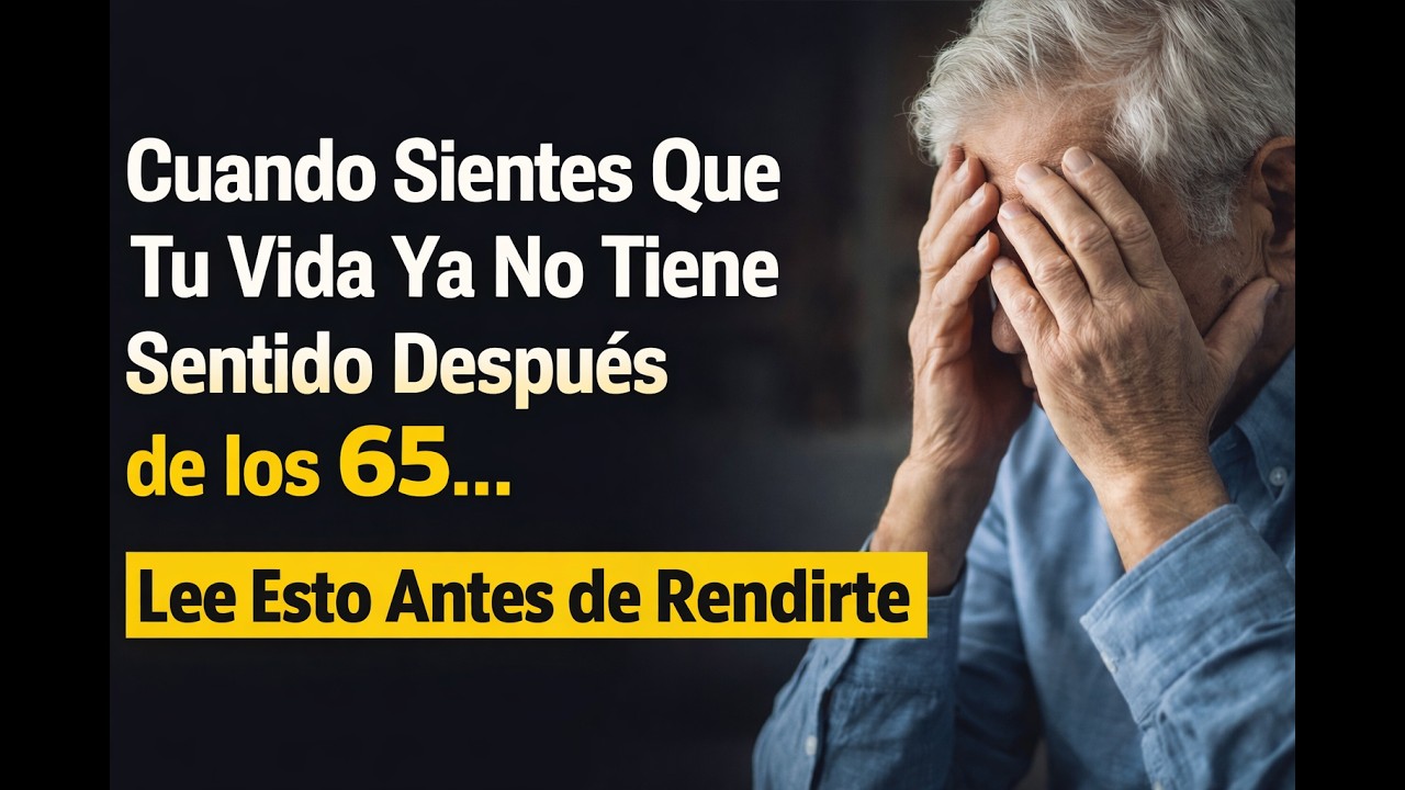 Cuando Sientes Que Tu Vida Ya No Tiene Sentido Después de los 65… Lee Esto Antes de Rendirte.