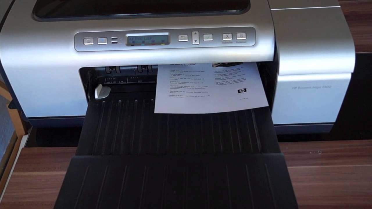 HP business inkjet 2800