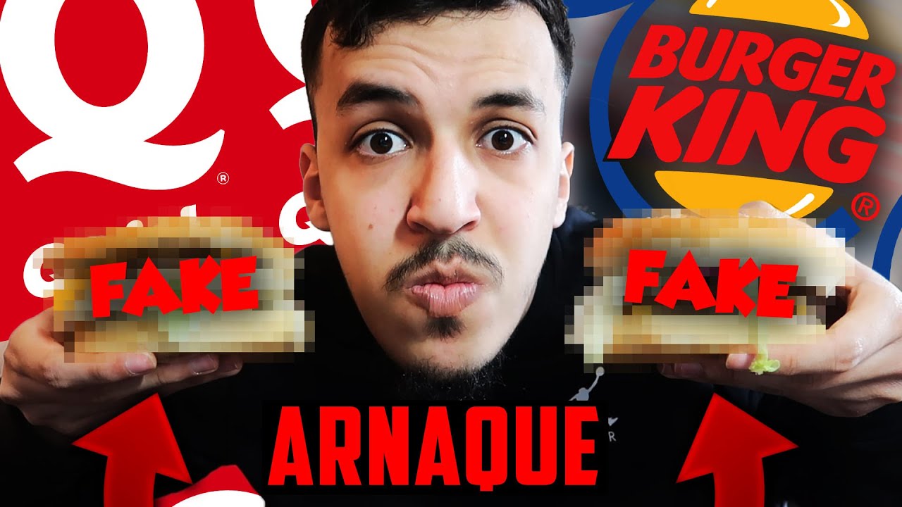 JE TESTE UNE IMITATION DE BURGER KING ET QUICK UNE ARNAQUE !