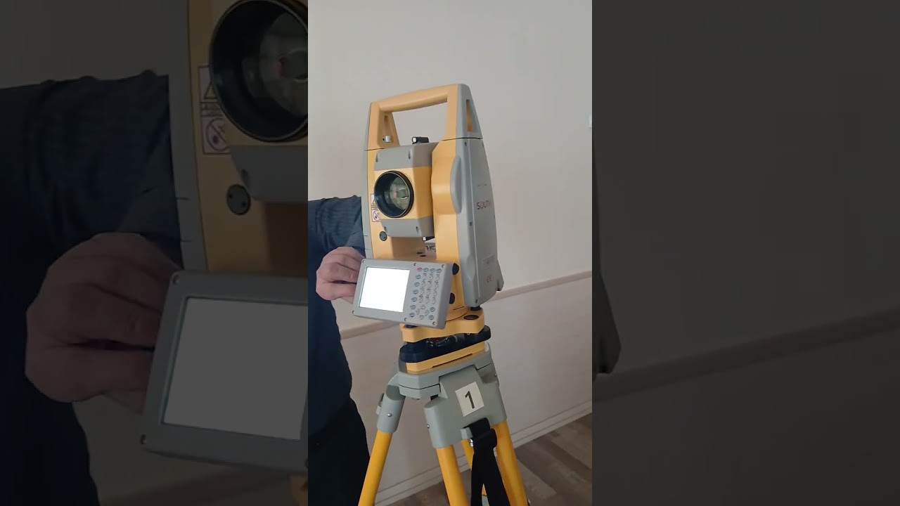 Elektron taxeometr ni ishchi holatga keltirish va sanoq olish.