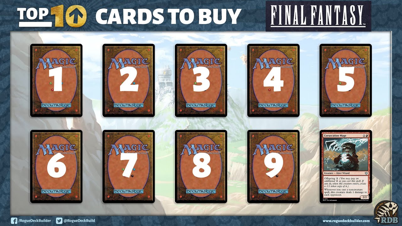 The 10 Final Fantasy Commanders– What to Buy BEFORE They Pop!