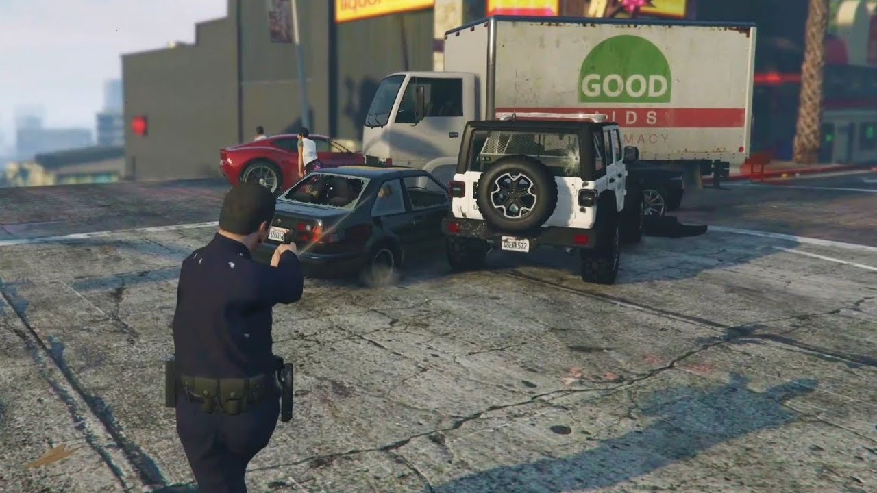 GTA V : Day 112 in LSPD | Gun Store Robbery Playing GTA 5 As A Police Officer in GTA 5 Part 5