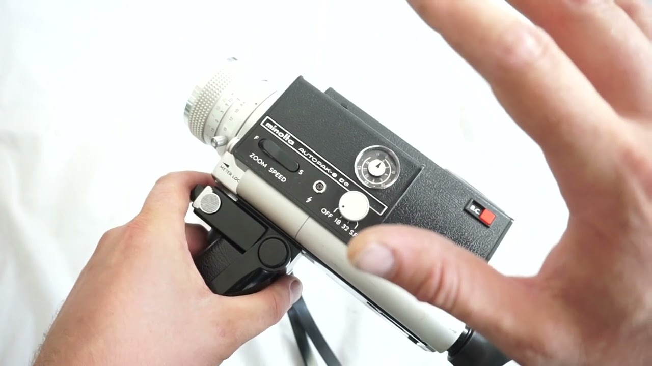 Minolta Autopak-8 D6 Super 8 camera for sale | Film loading and film testing