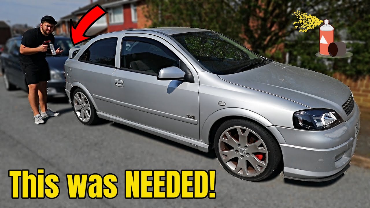 Spray Painting My Astra GSI Spoiler! *DIY*