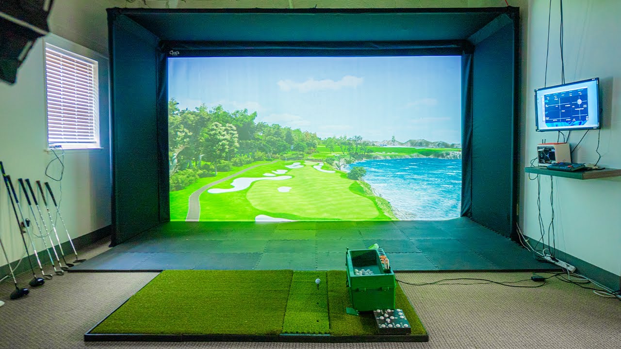 Budget ($) vs Custom ($$$) Golf Sim Enclosure/Screen Comparison + Review