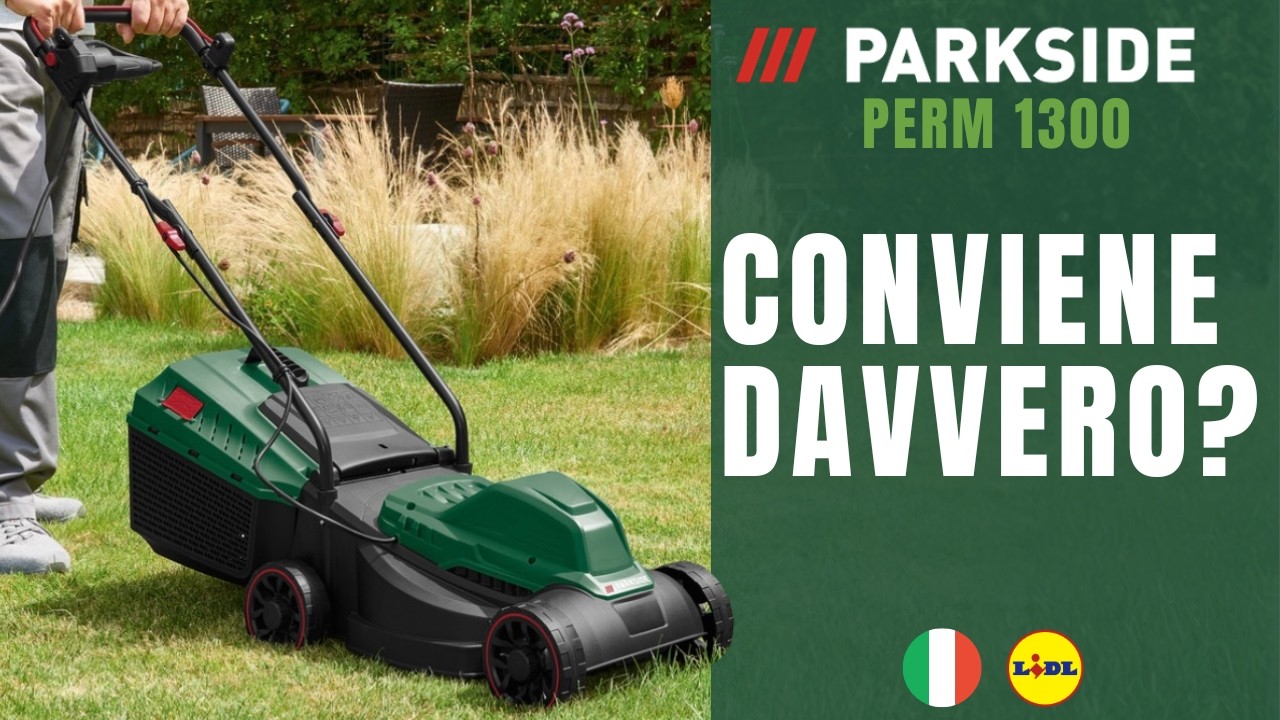 TOSAERBA ELETTRICO Parkside PERM 1300 A1 ITALIA ITALIANO LIDL