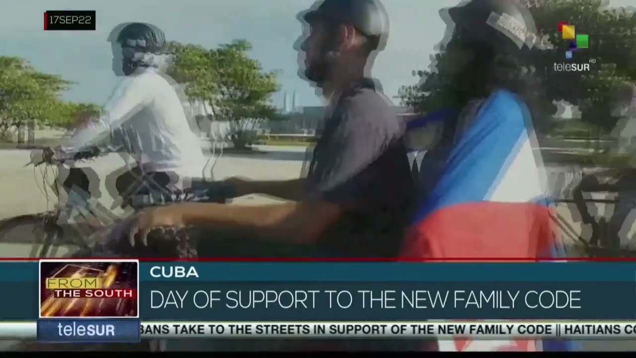 Bicycle rallies throughout Cuba for the Yes to the Family Code