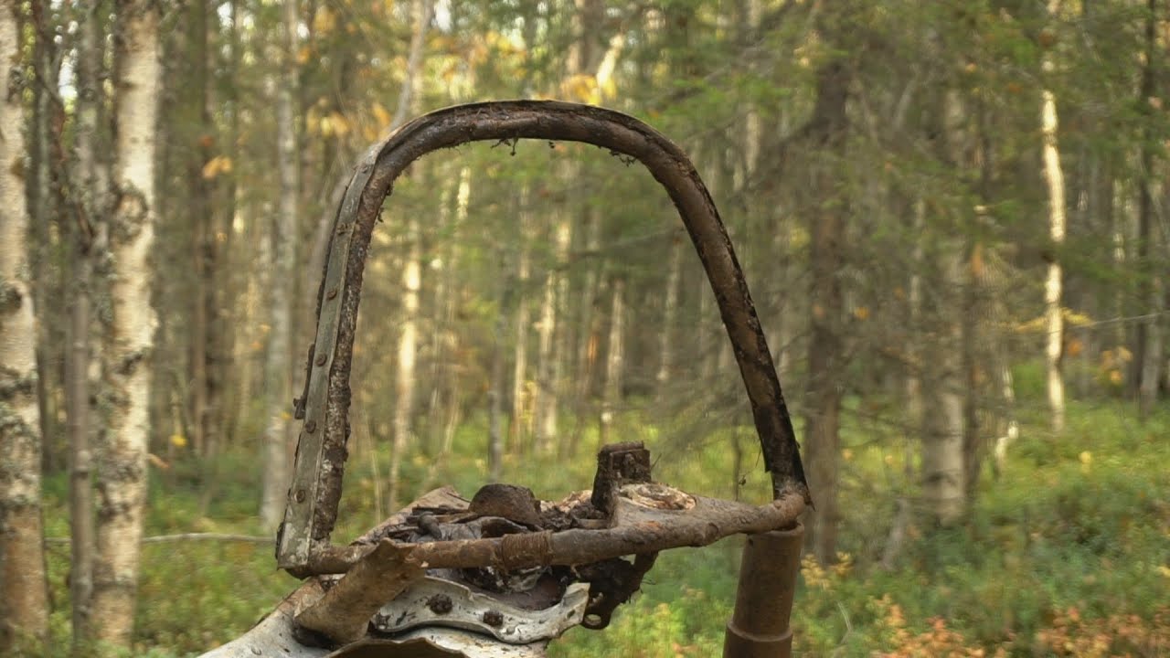 Полярный Круг. Самолет Як-9т, командира полка 195 ИАП Кулигина Н.А.