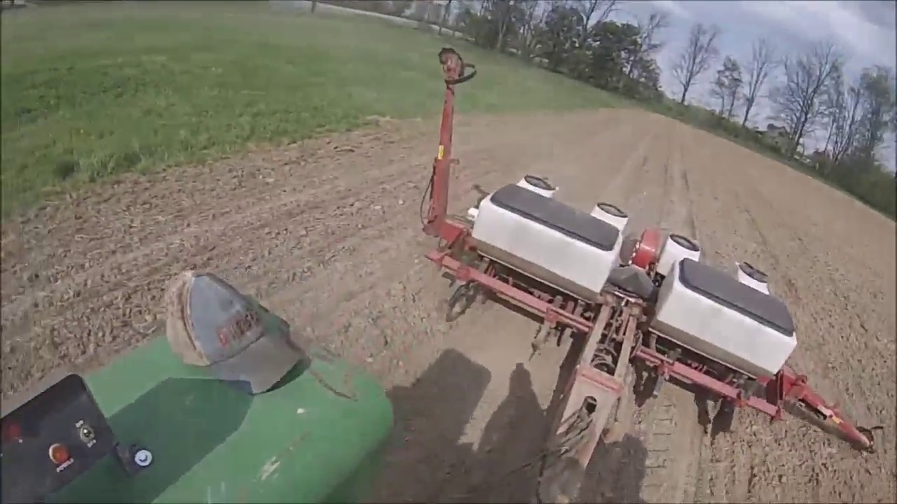 Oliver 1855 and White 5100 Planting Corn 2018